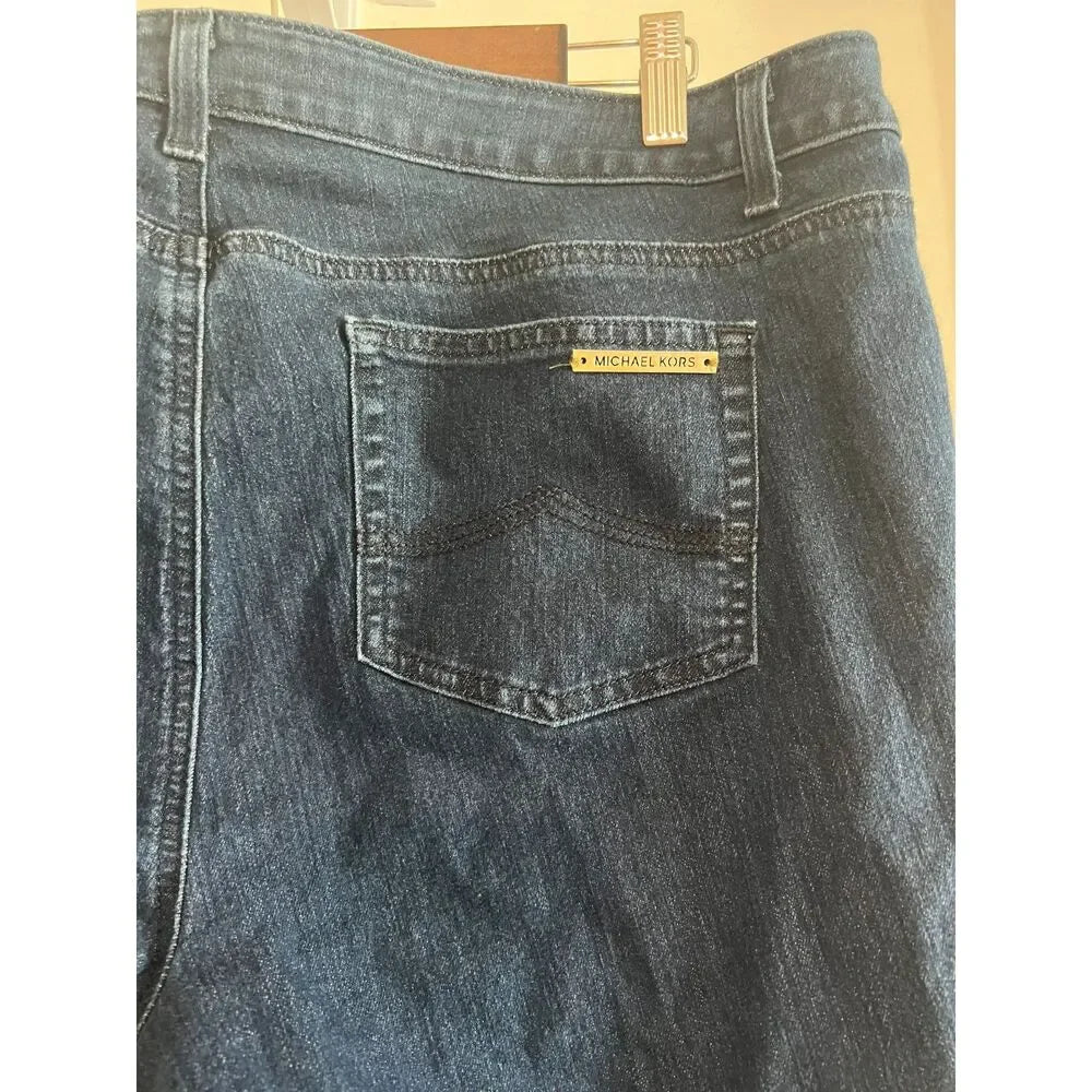 Michael Kors Women's Skinny Blue Denim Jeans - Size 16W / 16 / 33