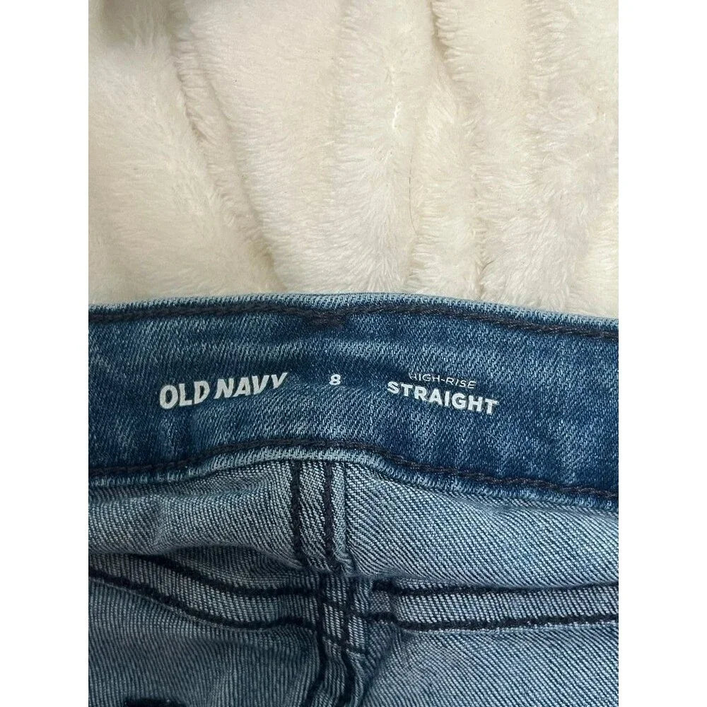 Old Navy High-Rise Straight Jeans - Size 8 / 29
