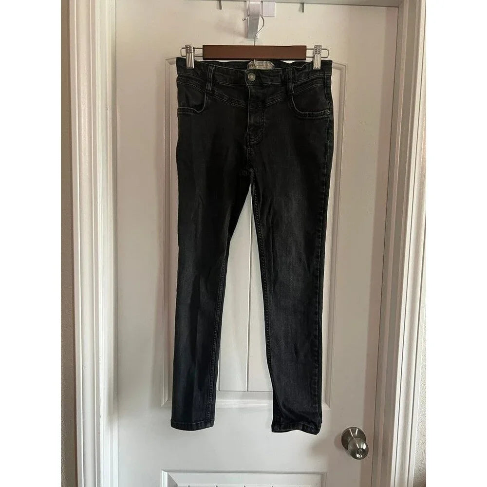 Free People Women's Black Skinny Jeans - Size 4 / 27