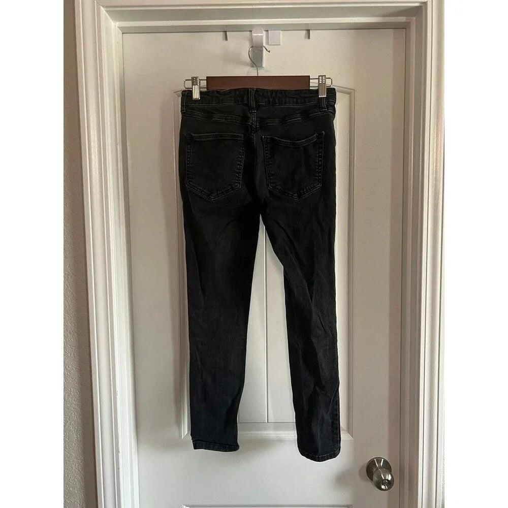 Free People Women's Black Skinny Jeans - Size 4 / 27