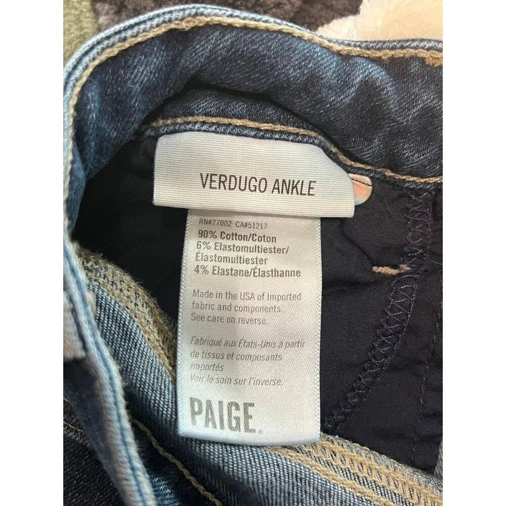 Paige Verdugo Ankle Women's Skinny Jeans - Size 6 / 28