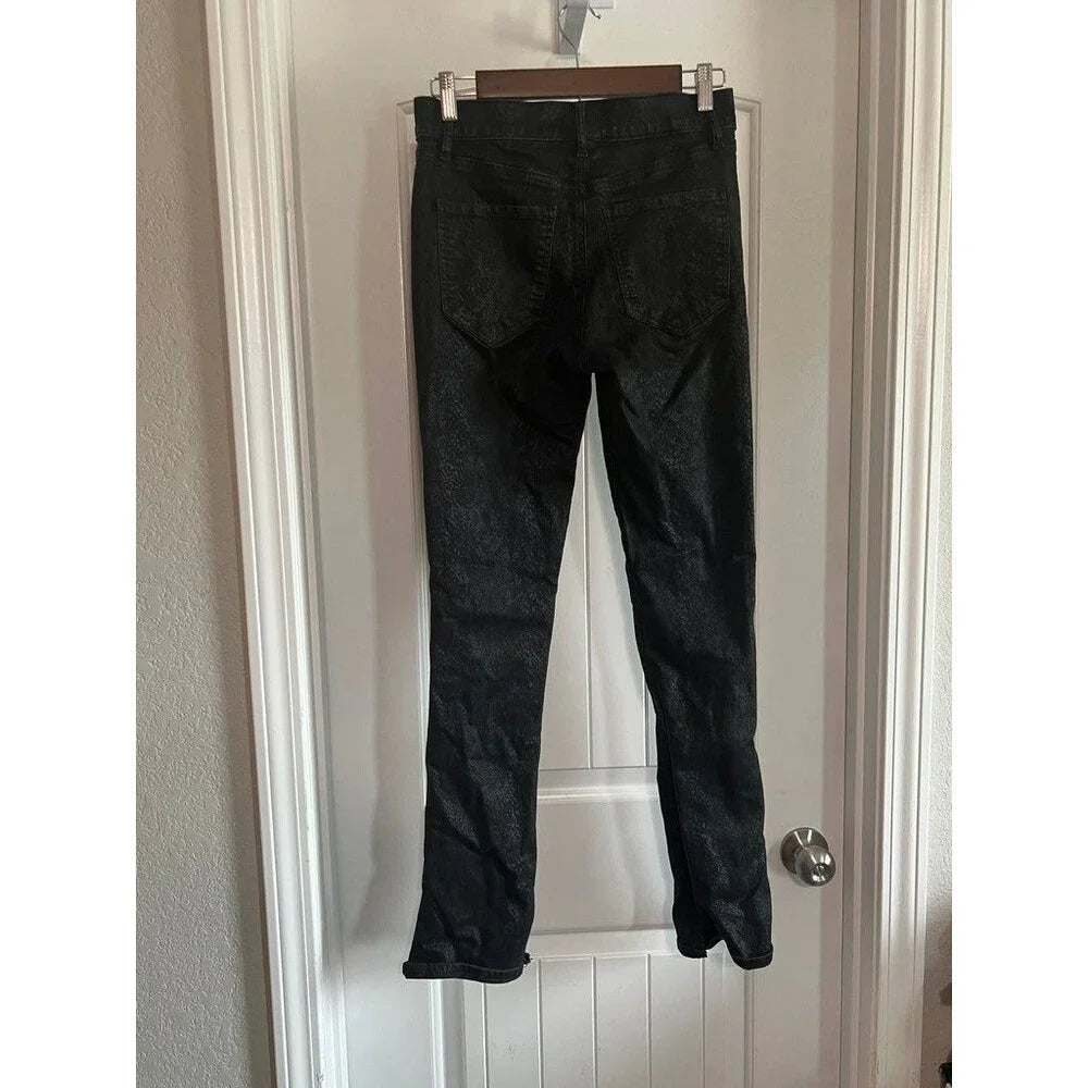 Express Skyscraper Mid Rise Black Pants - Size 6 / 28