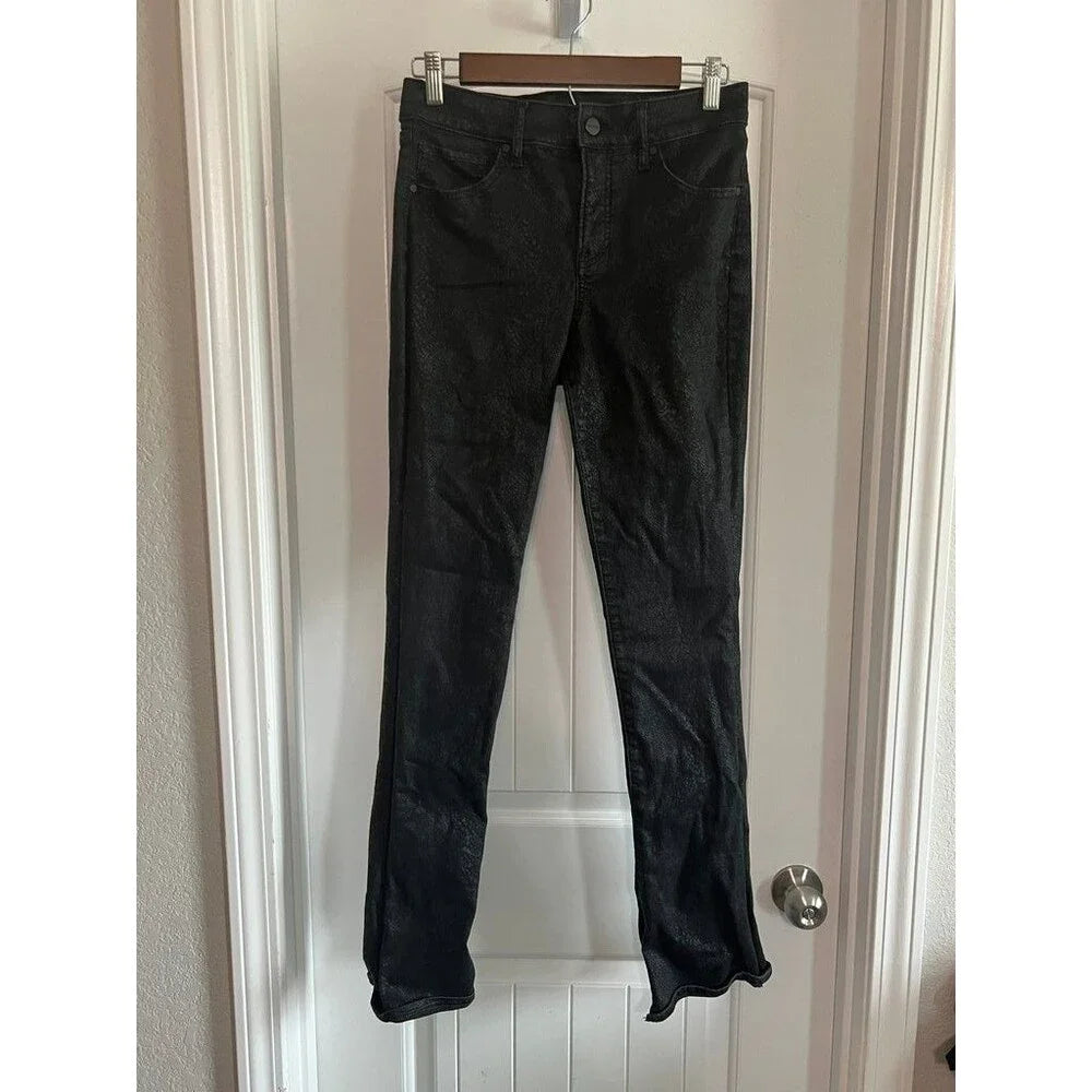 Express Skyscraper Mid Rise Black Pants - Size 6 / 28