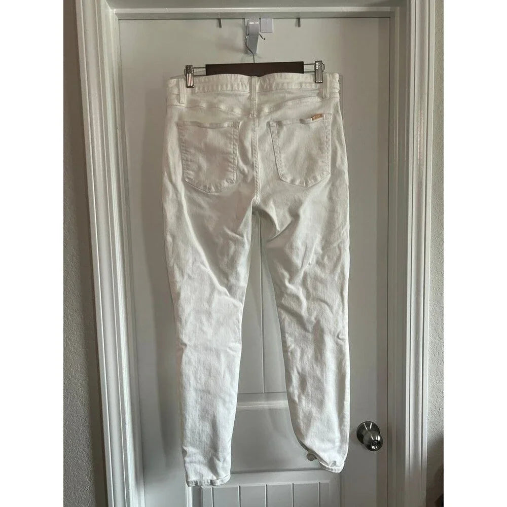 Joe's Jeans High Rise Skinny White Jeans - Size 14 / 32